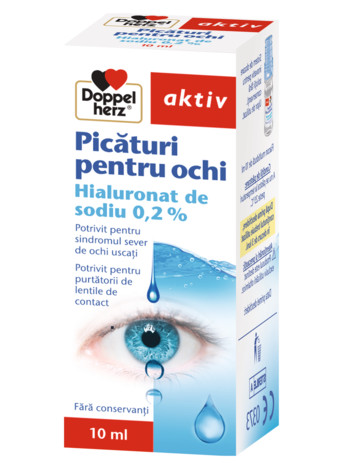 Aktiv Picaturi ochi Augen Tropfen 0.2% Doppelherz - 10 ml imagine produs 2021 Doppel Herz